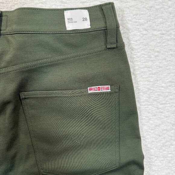 Hudson womens Noa Straight Leg Crop Pants Olive 28 - Picture 10 of 12